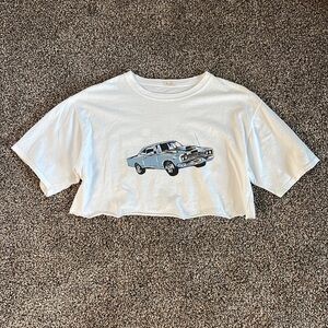 Brandy Melville John Galt motor show crop top